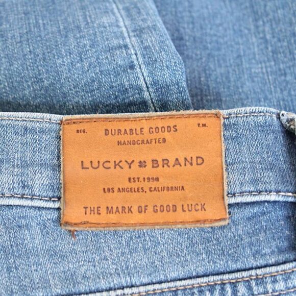 LUCKY BRAND Brooke Straight Jeans in Mid Wash Size 6 - Picture 5 of 10